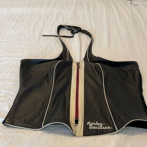 Leather Harley-Davidson Woman’s Zip Front Vest